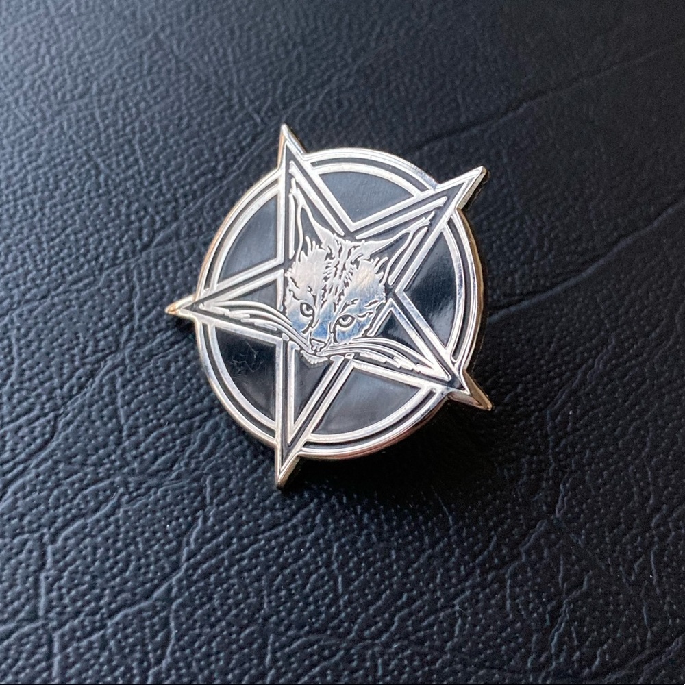 BN Cat Pentagram Enamel Pin